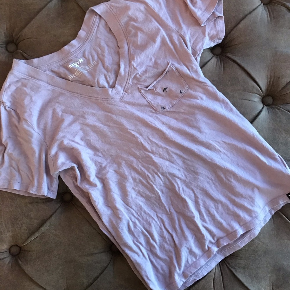 Purple Hurley t shirt